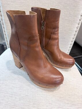 Kork-Ease Deegan brown Leather Ankle Boot